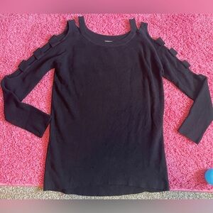 Umgee Sweater Arm Cutouts